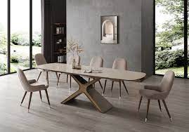 contemporary rectangular gl top contemporary dining room prime clic design