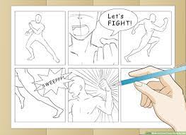 3 ways to draw comic book action wikihow