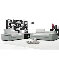 Soho Italian Leather Living Room Set Jm