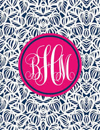 Printable Lilly Pulitzer Inspired Personalized Or