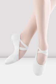 Ladies Pump Canvas Ballet Shoes White Bloch Uk