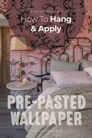 applying pre pasted wallpaper