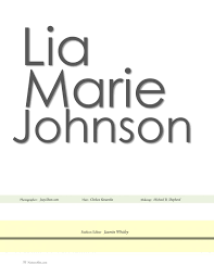 Lia Marie Johnson Nation Alist Magazine October 2015 Issue