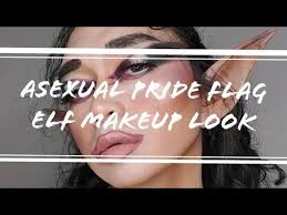 pride flag elf makeup look