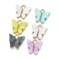 Step by step butterfly painting tutorial. 10pc Butterfly Setting Acrylic Lovely Diy Animal Pendant Charms Handmade Jewelry Ebay