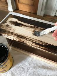 new wood look old using paint and stain