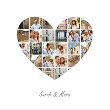 Make a photo collage from multiple images online, with automatic resizing and other additional settings. Heart Photo Collage With Free Heart Shaped Templates