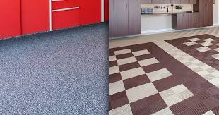 which type of garage flooring is easier