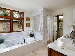 A mix of ann sacks surfaces, including a pebble wall covering, brings a warm feel to a guest bath of an aspen, colorado, home which was renovated by stonefox architects. Do More With Less In Your Zen Bathroom Diy