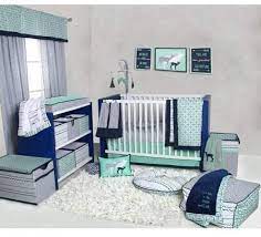cotton percale uni crib bedding set