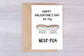 Easily personalize and send funny galentine's day cards and ecards to loved ones everywhere by adding your own photo, personalizing a message, and emailing it directly to their inbox! Happy Galentine S Day Best Tea A6 February Stars