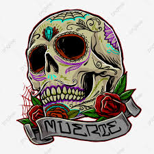 Muertos Skull Vector Design Skull Horror Creep Png