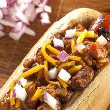copycat a w beef chili dogs all she cooks