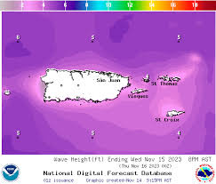 marine conditions for puerto rico and u