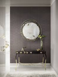 decorate with round mirrors