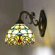 Tiffany Style Wall Light Sconce Stained