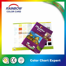 Hot Item High Quality Professional Brochure Printing Services For Color Chart