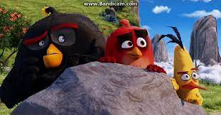 The Angry Birds Movie Red, Chuck and Bomb found the Mighty Eagle -  Dailymotion Video