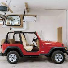 jeep hard top hoister storage system