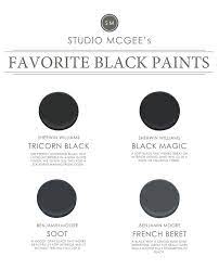 Black Paint Color Paint Colors