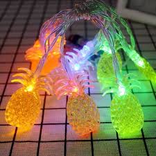 6 5ft Outdoor Pineapple String Lights
