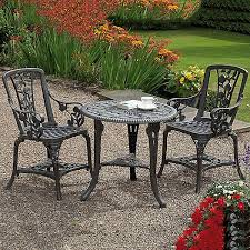 Grey Rose Armchair Patio Set By