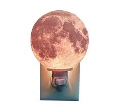 3d Printed Moon Lithophane Night Light