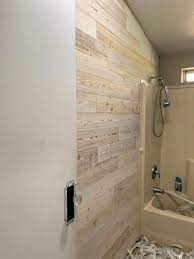 faux shiplap l and stick wood plank