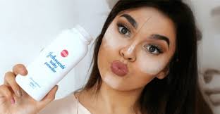 can i use baby powder to set my makeup