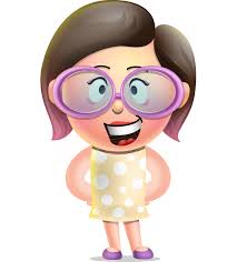 Girl With Polka Dot Dress Cartoon 3d Vector Character Aka