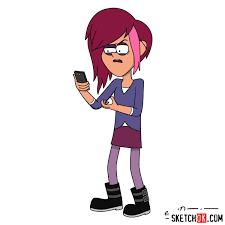 How to Draw Tambry: The Emo/Scene Girl from Gravity Falls
