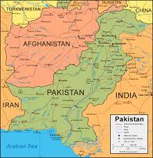 States borders of afghanistan, pakistan, india, maldives, nepal. Pakistan Map And Satellite Image