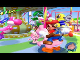 Granted, super mario sunshine doesn't feature the yoshi, but instead a group of tropically colored members of the species out to spit juice and add a sweet woodblock to the soundtrack. Super Mario Sunshine 100 Walkthrough Part 14 Shadow Mario Floods Delfino Plaza Youtube