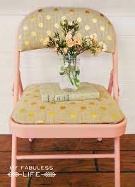Cute Diy Folding Chairs Makeover
