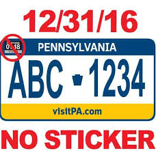 Pa Drivers Say Goodbye To Vehicle Registration Stickers