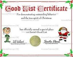 As many children and adults alike would know, that in order to get a present from santa claus during this festive. Blank Nice List Certificate From Santa Santa S Nice List Free Printable Santa Letters Nice List Certificate
