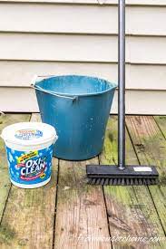 Make any deck repairs beforehand. Homemade Deck Cleaner The Best Inexpensive Non Toxic Diy Deck Cleaner Gardening From House To Home