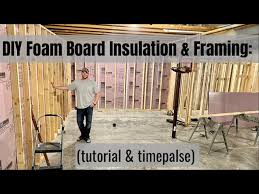Diy Foam Board Insulation Framing