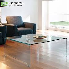 Hot Bent Glass Coffee Table Center