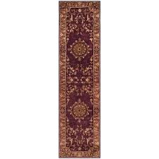 safavieh empire burgundy 3 ft x 10 ft