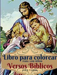 versos bíblicos libro para colorear