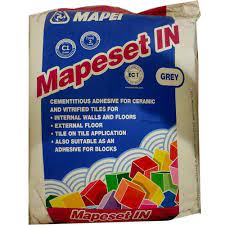 mapei mapeset in tile adhesive 20kg bag