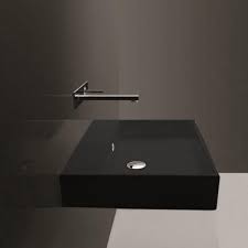 Vessel Bathroom Sink In Matte Black