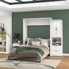 Queen Storage Wall Bed Set