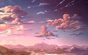aesthetic clouds mac hd wallpaper