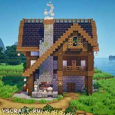 Средневековый дом кузнеца в Майнкрафт - VScraft