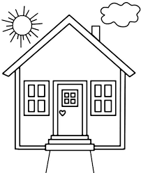 We've added over 2,000 new coloring pages and organized them by calendar so it's easier to find what you want! Simple House Coloring Page House Colouring Pages House Colouring Pictures House Drawing For Kids