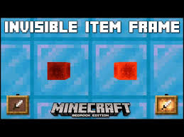 how to get invisible item frames