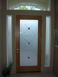 Glass Entry Doors Frosted Glass Designs