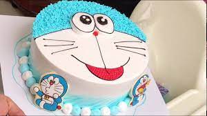 Cách làm bánh kem doremon đơn giản đẹp #3 - how make doremon birthday cake  - YouTube